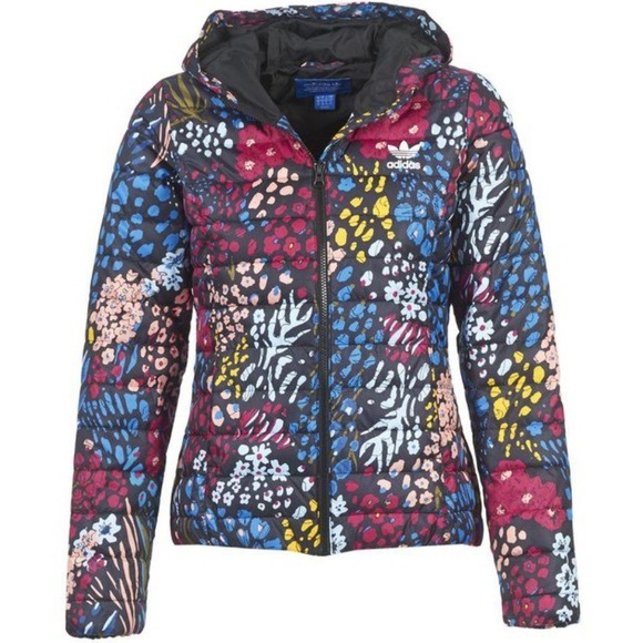 adidas slim puffer jacket